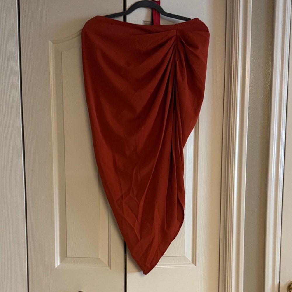 Elegant Rust Skirt